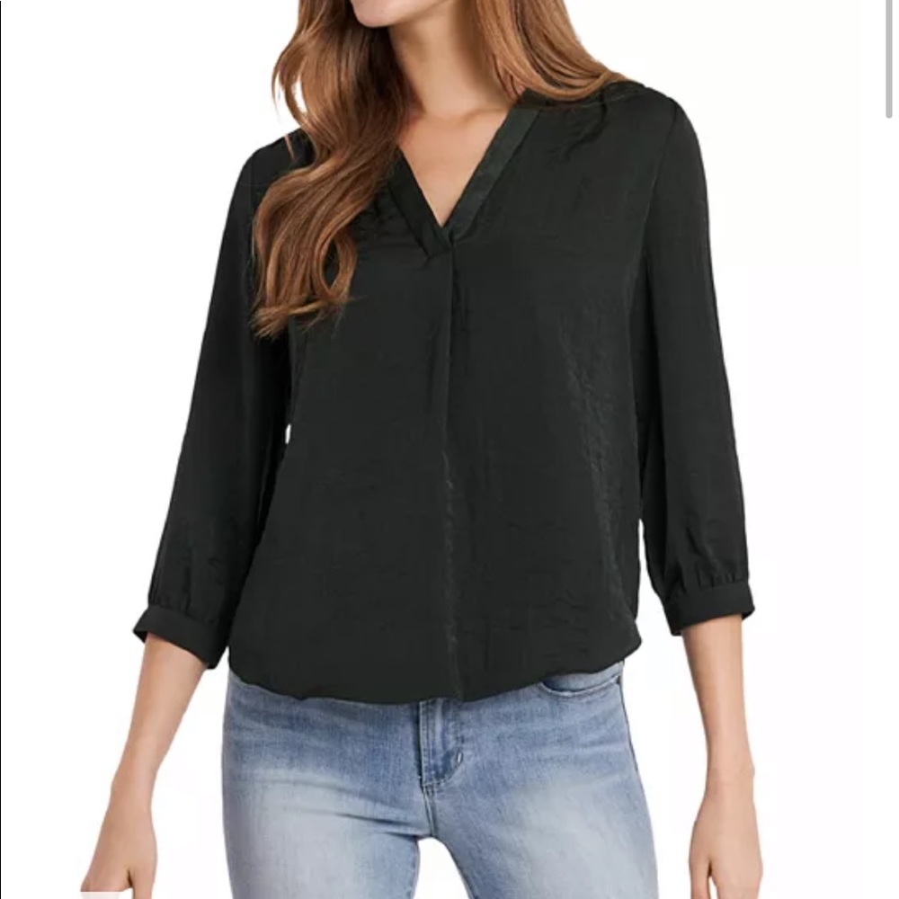 Vince Camuto Rumpled V-Neck Top